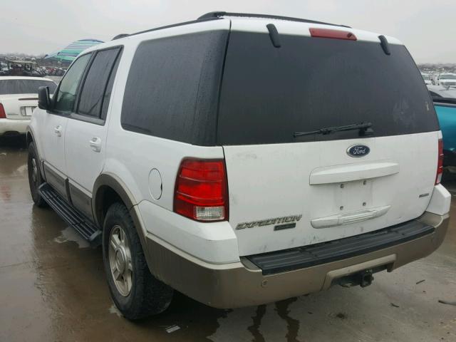 1FMFU17L53LB23599 - 2003 FORD EXPEDITION WHITE photo 3