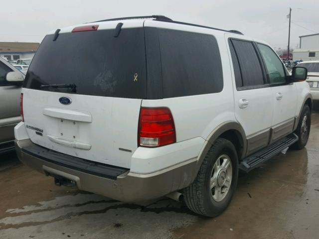 1FMFU17L53LB23599 - 2003 FORD EXPEDITION WHITE photo 4