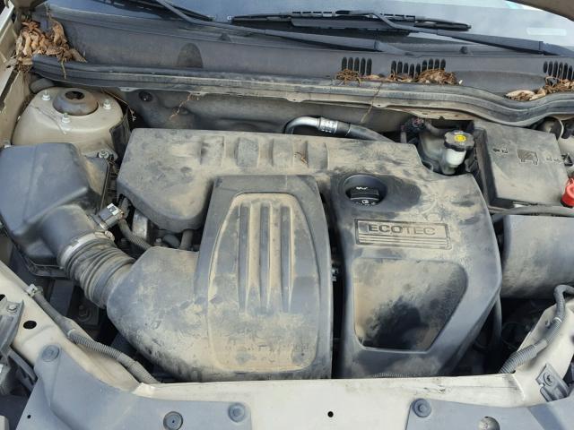 1G1AL58FX87307009 - 2008 CHEVROLET COBALT LT GOLD photo 7