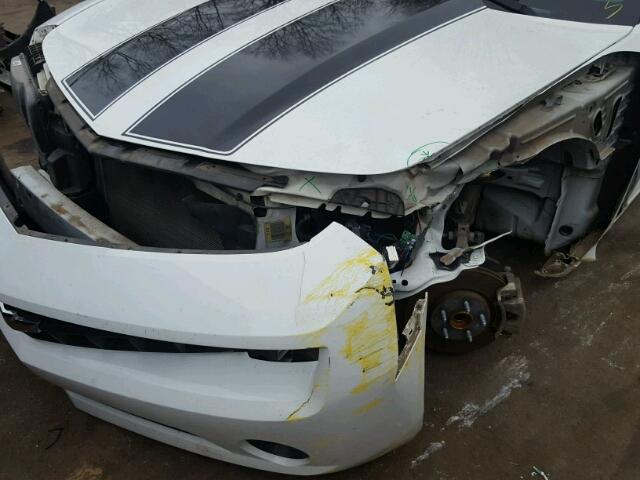 2G1FB1E33C9190117 - 2012 CHEVROLET CAMARO LT WHITE photo 9