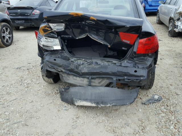 KNAFU4A20D5716778 - 2013 KIA FORTE EX BLACK photo 9