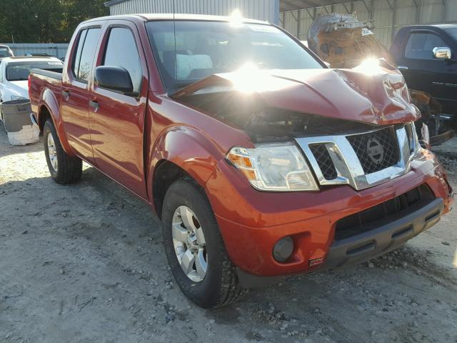 1N6AD0ER1CC441359 - 2012 NISSAN FRONTIER S BURGUNDY photo 1