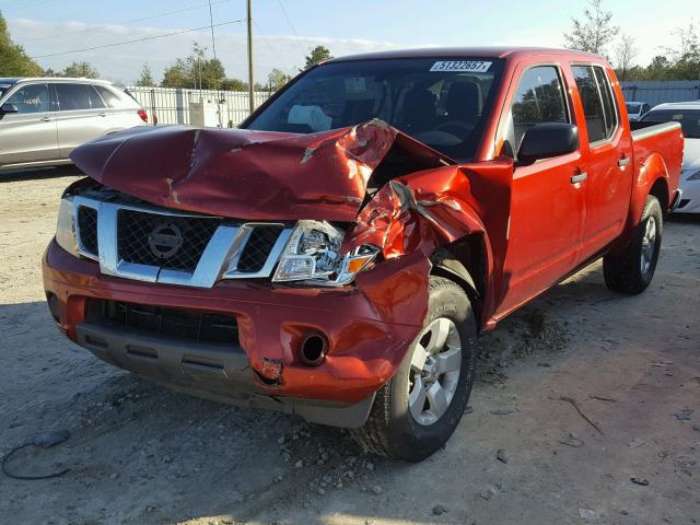 1N6AD0ER1CC441359 - 2012 NISSAN FRONTIER S BURGUNDY photo 2