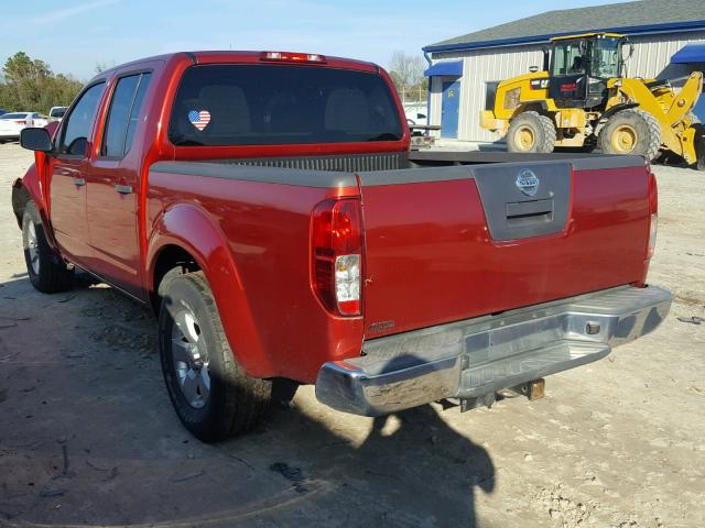 1N6AD0ER1CC441359 - 2012 NISSAN FRONTIER S BURGUNDY photo 3