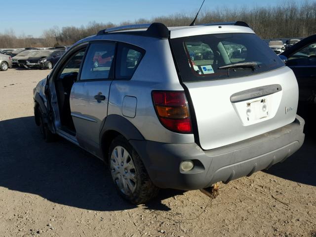 5Y2SL65846Z402867 - 2006 PONTIAC VIBE SILVER photo 3