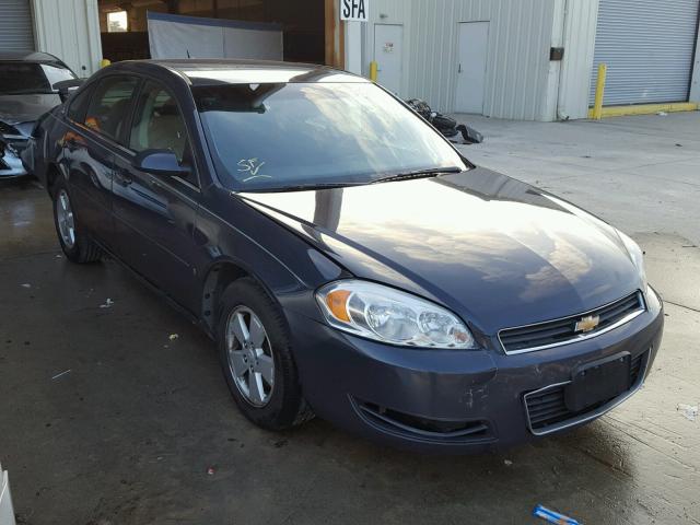 2G1WT58N381302843 - 2008 CHEVROLET IMPALA LT CHARCOAL photo 1