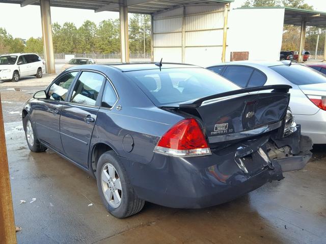 2G1WT58N381302843 - 2008 CHEVROLET IMPALA LT CHARCOAL photo 3