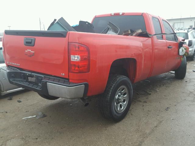 1GCEC19CX9Z116265 - 2009 CHEVROLET SILVERADO RED photo 4