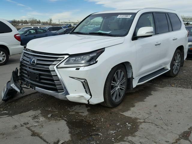 JTJHY7AX3G4219681 - 2016 LEXUS LX 570 WHITE photo 2