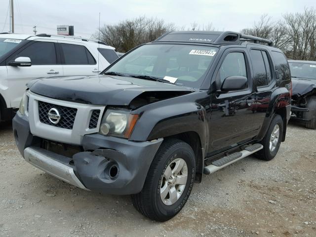 5N1AN0NU1AC510287 - 2010 NISSAN XTERRA OFF BLACK photo 2