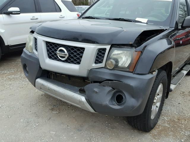 5N1AN0NU1AC510287 - 2010 NISSAN XTERRA OFF BLACK photo 9