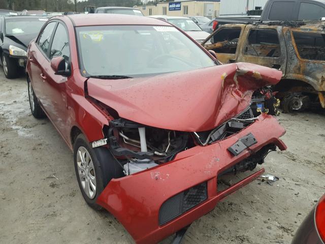 KNAFU4A27A5050854 - 2010 KIA FORTE EX RED photo 1