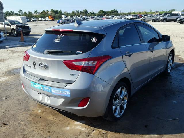 KMHD35LE8DU080185 - 2013 HYUNDAI ELANTRA GT GRAY photo 4