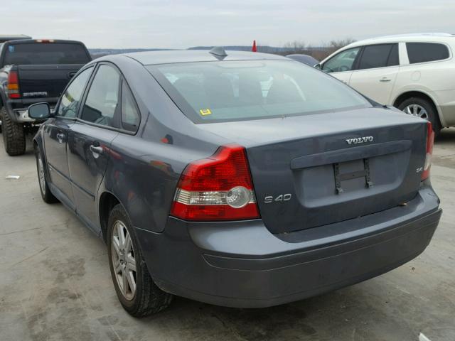 YV1MS382272301137 - 2007 VOLVO S40 2.4I GRAY photo 3