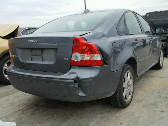 YV1MS382272301137 - 2007 VOLVO S40 2.4I GRAY photo 4