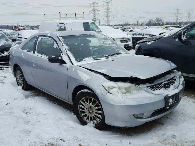 1HGEM22565L060581 - 2005 HONDA CIVIC LX SILVER photo 1