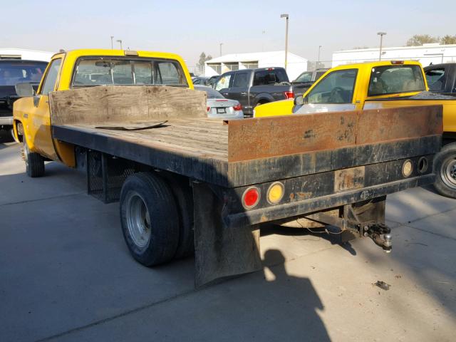 1GDHC34M7GJ527302 - 1986 GMC C3500 YELLOW photo 3