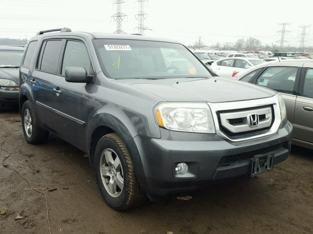 5FNYF4H5XAB027623 - 2010 HONDA PILOT EXL GRAY photo 1