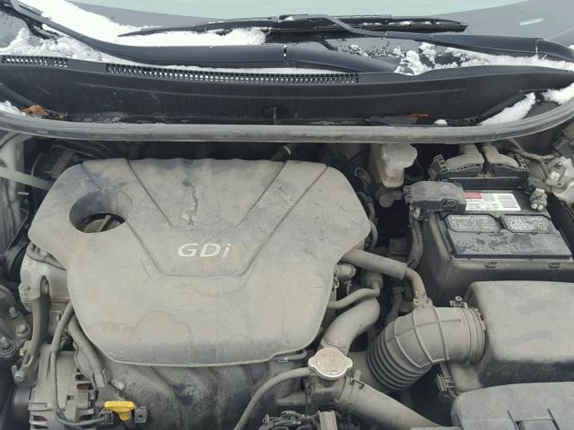 KNADM4A34E6394657 - 2014 KIA RIO LX SILVER photo 7