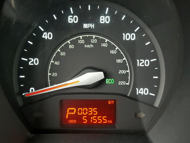 KNADM4A34E6394657 - 2014 KIA RIO LX Արծաթագույն լուսանկար 8
