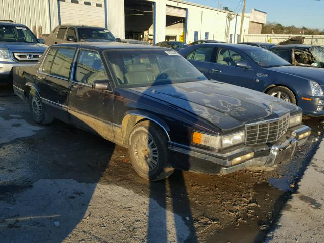 1G6CD53B8P4295835 - 1993 CADILLAC DEVILLE BLACK photo 1