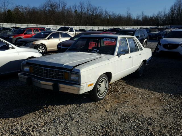 9K92T218912 - 1979 FORD FAIRMONT WHITE photo 2