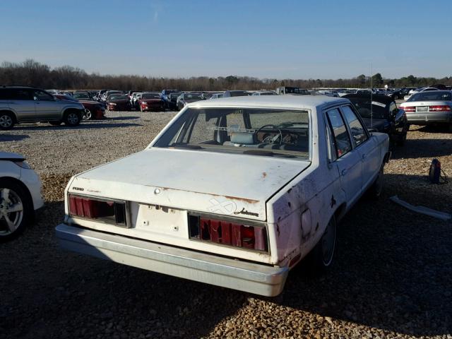 9K92T218912 - 1979 FORD FAIRMONT WHITE photo 4