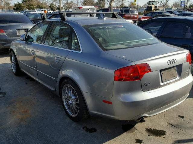 WAUEF78E56A178869 - 2006 AUDI A4 S-LINE SILVER photo 3