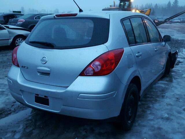 3N1BC1CP5BL498073 - 2011 NISSAN VERSA S SILVER photo 4