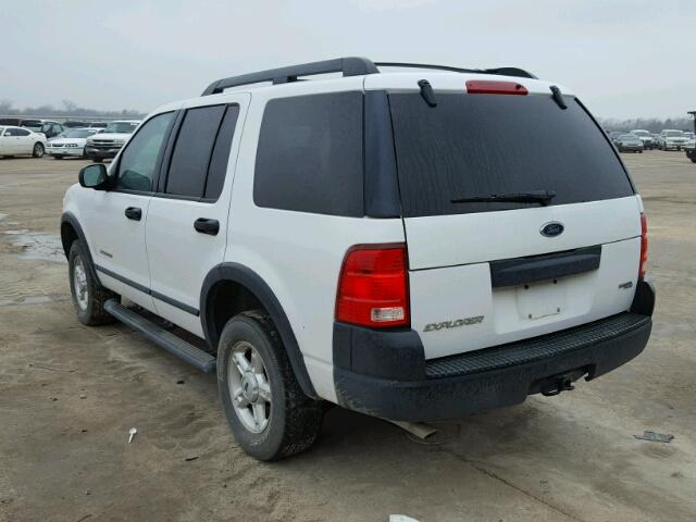 1FMZU62K65ZA33080 - 2005 FORD EXPLORER X WHITE photo 3