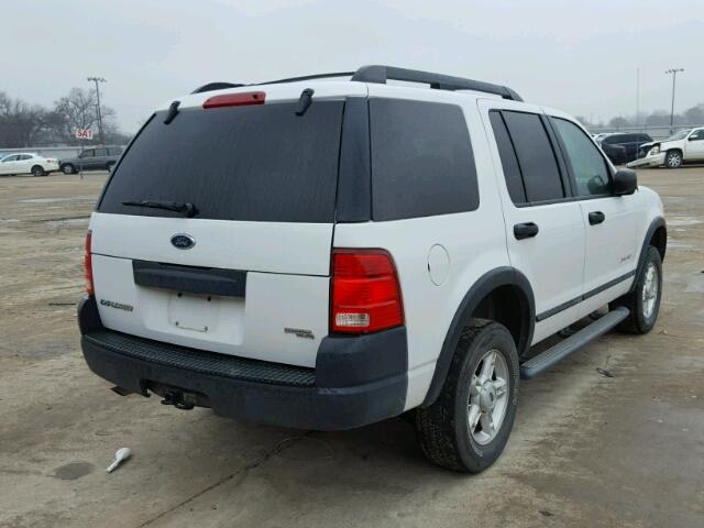 1FMZU62K65ZA33080 - 2005 FORD EXPLORER X WHITE photo 4