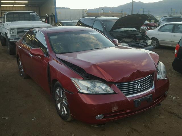 JTHBJ46G692339802 - 2009 LEXUS ES 350 MAROON photo 1