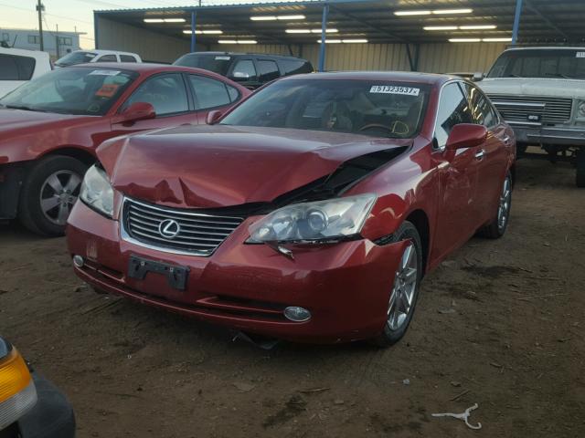 JTHBJ46G692339802 - 2009 LEXUS ES 350 MAROON photo 2