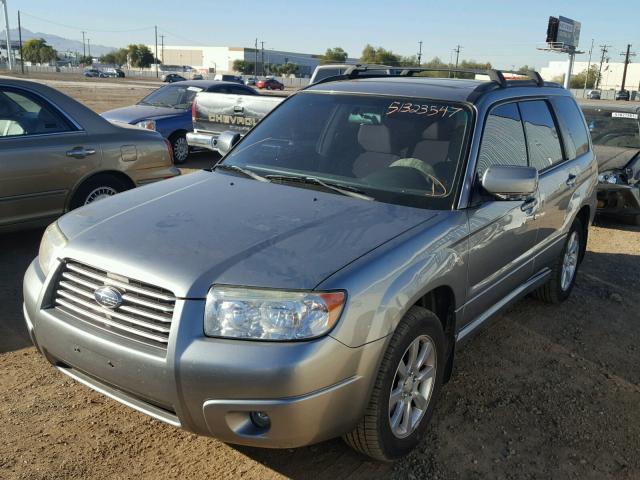 JF1SG65667H707464 - 2007 SUBARU FORESTER 2 GRAY photo 2