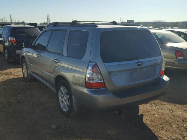 JF1SG65667H707464 - 2007 SUBARU FORESTER 2 GRAY photo 3