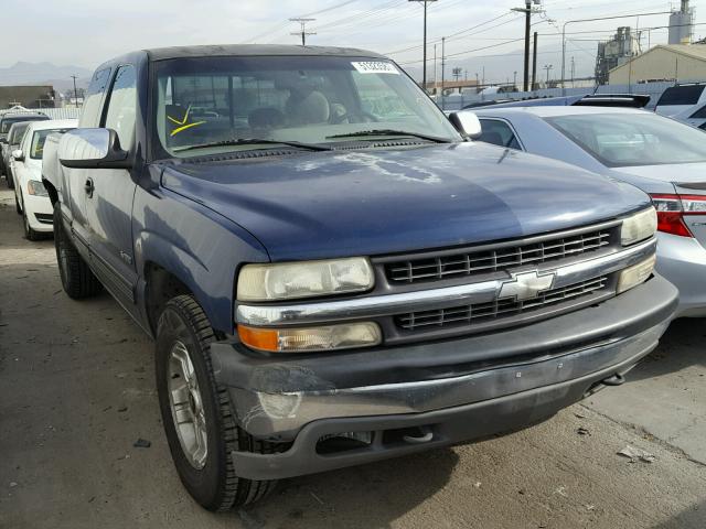 1GCEK19T6XE151344 - 1999 CHEVROLET SILVERADO BLUE photo 1