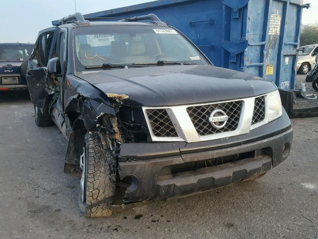 1N6AD09W47C417529 - 2007 NISSAN FRONTIER C BLACK photo 1