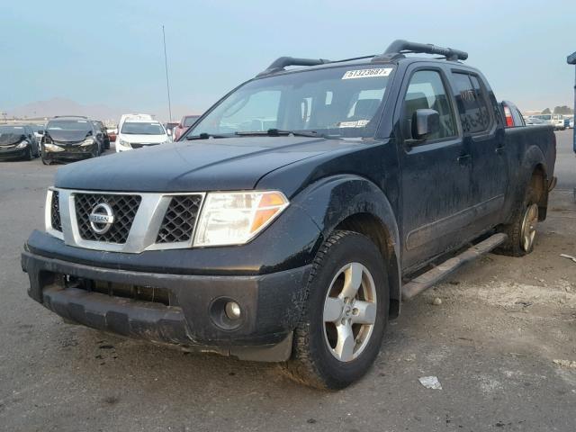 1N6AD09W47C417529 - 2007 NISSAN FRONTIER C BLACK photo 2