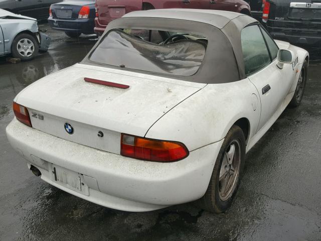 4USCH7322VLE02245 - 1997 BMW Z3 1.9 WHITE photo 4