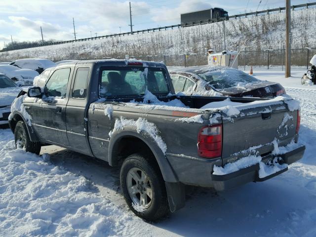 1FTYR14UX5PA46929 - 2005 FORD RANGER SUP GRAY photo 3