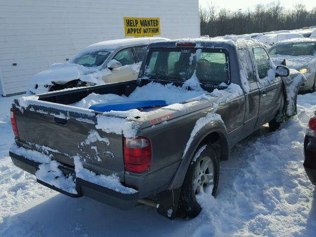 1FTYR14UX5PA46929 - 2005 FORD RANGER SUP GRAY photo 4