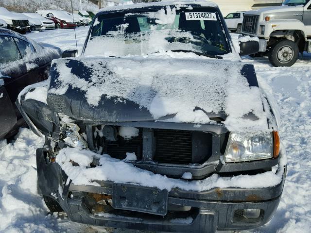 1FTYR14UX5PA46929 - 2005 FORD RANGER SUP GRAY photo 9