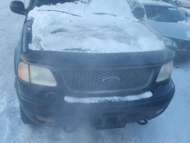 1FTRX18L41NA54848 - 2001 FORD F150 BLACK photo 7