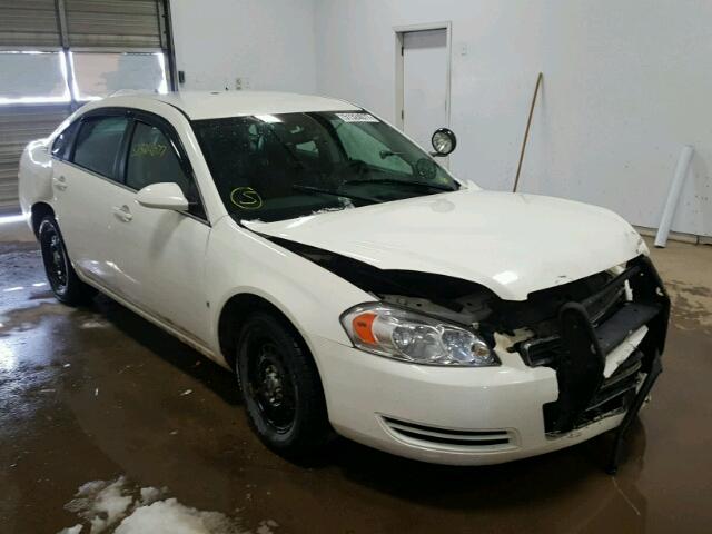 2G1WS553681328343 - 2008 CHEVROLET IMPALA POL WHITE photo 1