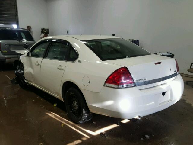 2G1WS553681328343 - 2008 CHEVROLET IMPALA POL WHITE photo 3