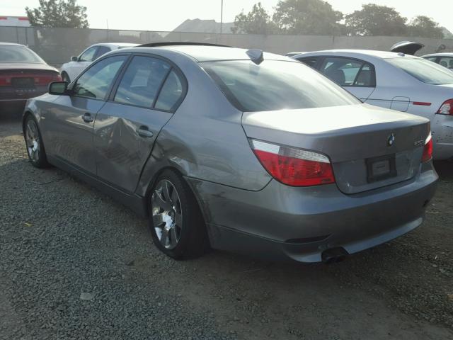 WBANA73594B808289 - 2004 BMW 530 I SILVER photo 3