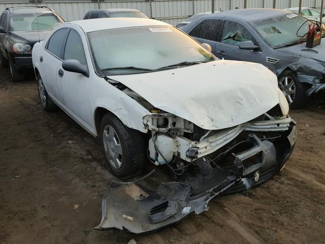 1B3EL36X64N225584 - 2004 DODGE STRATUS SE WHITE photo 1