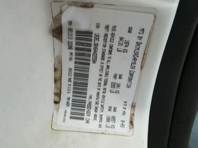 1B3EL36X64N225584 - 2004 DODGE STRATUS SE WHITE photo 10