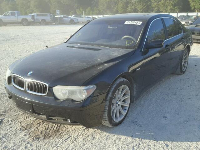 WBAGL63462DP50342 - 2002 BMW 745 I BLACK photo 2