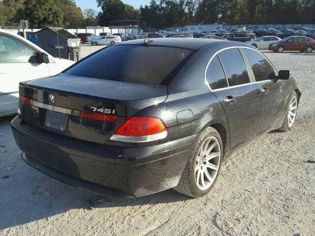 WBAGL63462DP50342 - 2002 BMW 745 I BLACK photo 4